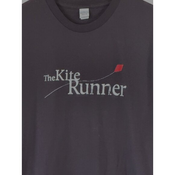 California Basics "The Kite Runner" Promotional Short Sleeve Tee Black Size L NW - Picture 3 of 6